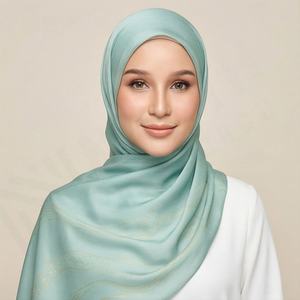 ผ้าพันคอพิมพ์ลายสก็อตพรีเมียมสำหรับผู้หญิง ฮิญาบ บาวาล ผ้าพิมพ์ลาย เป็นมิตรกับสิ่งแวดล้อม ระบายอากาศได้ดี ใช้ได้ทุกฤดู แฟชั่นทันสมัย ผ้าคลุมศีรษะเนื้อนุ่ม ผ้าคลุมมุสลิม - Product Image 6