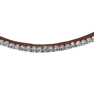 Bande de sourcils de cheval équestre en cuir de meilleure qualité avec cristaux de marque Strass Design personnalisé Fournisseur Fabricant bande de sourcils - Product Image 3