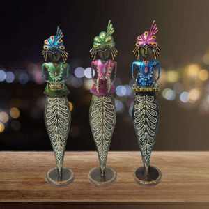 Portavelas Decorativo Indio Jalli T para Iluminación Suave en Escritorios de Oficina, Mostradores de Cafetería y Mesas de Recepción - Product Image 4