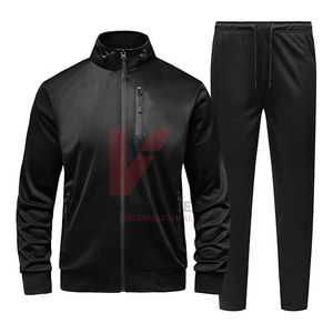 Conjunto Deportivo Cortavientos para Hombre, Chaqueta Ligera Impermeable y Pantalones Deportivos con Cintura Elástica, Suministro al por Mayor - Product Image 1
