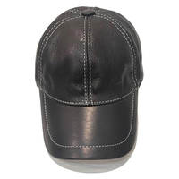 Casquettes de baseball en cuir véritable Kivotech, haute qualité, imperméables, classiques, à fermeture snapback