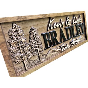 Letrero Personalizado con Nombre Familiar en Madera de Mango - Arte Mural en Relieve 3D Hecho a Mano, Venta al Por Mayor - Product Image 1