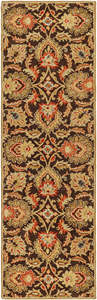 Tapis en laine fait main au design artistique moderne, couleur noire, forme carrée, taille personnalisée, forme libre, tufté, antidérapant, adapté aux animaux domestiques, pour pique-nique et maison - Product Image 2