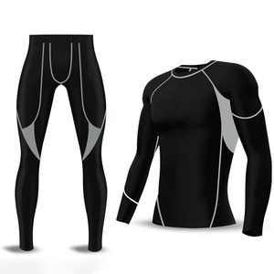 Premium Sportswear <b>Compression</b> Set <b>for</b> <b>Men</b> Breathable Fitness Shirt and <b>Tights</b> Training Outfit Gear - Product Image 6