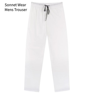 Pantalon décontracté pour homme en tissu élasthanne/coton à séchage rapide, taille élastique, poches, finition délavée - Product Image 6