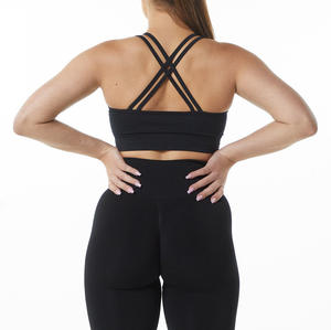 Vêtements de fitness pour femmes, hauts de yoga sans couture, couleurs unies, manches longues, crop tops de sport, ensembles de yoga respirants et à séchage rapide - Product Image 6