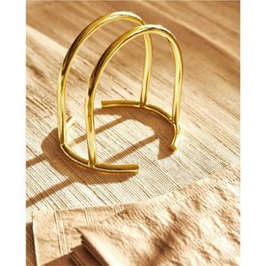 Support de Luxe en Fil Métallique Doré pour Serviettes – Organisateur de Table Moderne pour Hôtels, Restaurants et Cuisines - Product Image 1