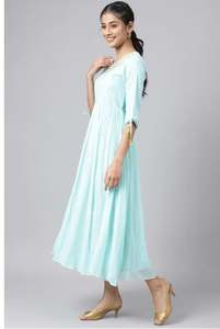 เดรสแฟชั่นใหม่สำหรับผู้หญิง คอกลม แขนสั้น มีกระเป๋า ทรงหลวม เสื้อคลุมยาวแบบแม็กซี่เดรส คุณภาพดีที่สุด ราคาดีที่สุด - Product Image 4