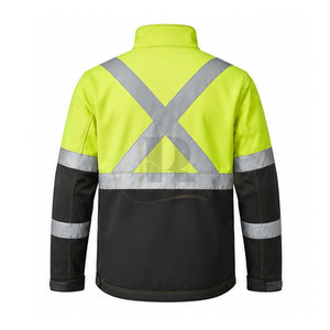 New High <b>Vis</b> <b>Waterproof</b> Reflective Men's Workwear <b>Jacket</b> with Multiple Pockets Lightweight Design Outdoor Safety Wear - Product Image 2