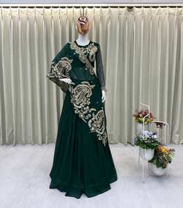 Lehenga Choli de diseño con estampado digital para mujer, ideal para bodas, fiestas indias y ocasiones nupciales. Nueva llegada. - Product Image 4