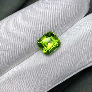 Natural Faceted Peridot Stone Vivid Green Gemstone Pakistan Origin Premium Quality Jewelry Making Stone - Product Image 6