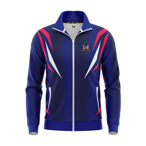 Custom Unisex High Quality Loose Fit Track and <b>Field</b> Bomber <b>Jacket</b> Full Zip Windproof Breathable Eco Friendly Outerwear <b>Jackets</b> - Product Image 5