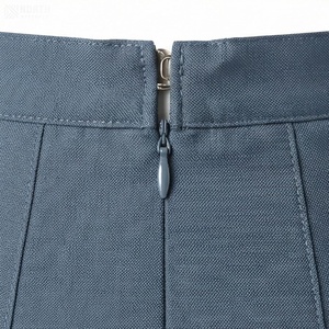 Minifalda Plisada para Mujer, Color Sólido, Cintura Regular, Tejido de Poliéster, Estilo Casual para Todas las Temporadas - Product Image 4