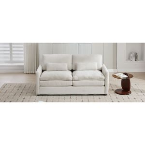 Divano a Due Posti Imbottito da 173 cm, Oversize e Confortevole, con Doppio Cuscino Morbido, per Soggiorno - Product Image 5