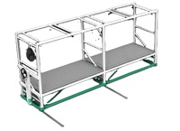Système d'agriculture verticale modulaire - Étagère hydroponique mobile multicouche Reinfa au prix d'usine - Pour la laitue et les fraises