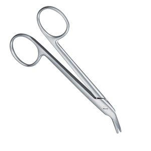 Tijeras Angulares de 4.75 Pulgadas con Acabado Arenado, Instrumento de Acero Inoxidable para Uso Dental Restaurativo y Quirúrgico - Product Image 4