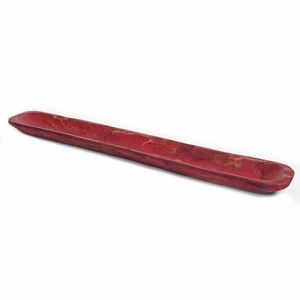 Tazón de masa de madera maciza extra grande personalizado, mesa de comedor de color personalizado, adornos navideños, exhibición larga de madera para fiesta - Product Image 1