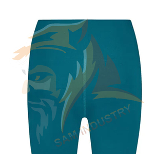 Leggings de yoga et de fitness pour femmes à séchage rapide, respirants, taille haute, en Spandex/Polyester, couleur unie - Product Image 5