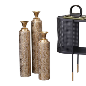 Beautifully crafted metal <b>decorative</b> items designed to elevate interior <b>spaces</b> with refined texture and contemporary elegance - Product Image 5