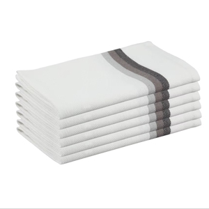 100% Cotton Eco-Friendly Woven Striped Quick-Dry Custom <b>Label</b> Machine Washable Square <b>Kitchen</b> Towels From Tamil Nadu - Product Image 1