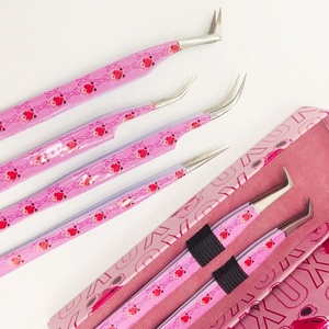 ชุดแหนบสำหรับต่อขนตาชุดทำจากสเตนเลสเนื้อแข็งออกแบบโลโก้ได้ตามต้องการ - Product Image 6