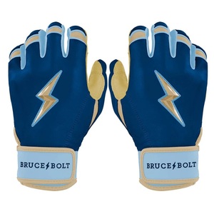 Gants de frappe bleus rembourrés en tissu tricoté avec fermeture auto-agrippante, unisexe adulte, entraînement, XL/XXL, ambidextres, écologiques - Product Image 1