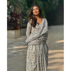 Dupatta ผ้าฝ้ายพิมพ์ลายคอล - Product Image 6