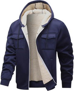 Chaqueta Bomber Holgada de Gran Tamaño, Estilo Urbano, Unisex, para Primavera, Deportes al Aire Libre, con Capucha, Cierre de Cremallera, Revestimiento Suave - Product Image 3
