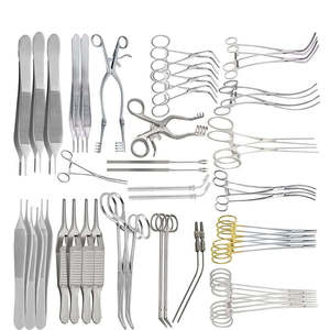 Complete 52 PCS Vascular Surgery Set CE Certified Surgical vascular <b>Instruments</b> By Grip Surgical - Product Image 1