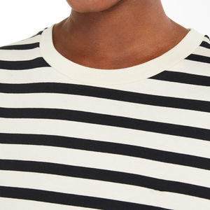 T-shirts personnalisés pour femmes en gros – T-shirts décontractés à manches courtes pour femmes – Hauts d'été avec logo imprimé sur mesure – T-shirts pour femmes OEM - Product Image 2