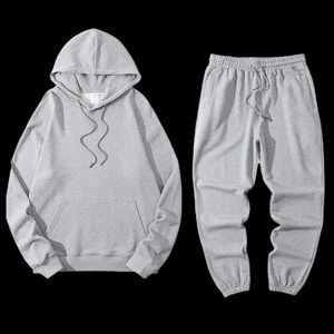 Conjunto Deportivo Personalizado de Alta Calidad con Logotipo, para Hombre, Estilo Urbano, de Algodón Grueso, Pantalones Deportivos y Sudadera - Product Image 6