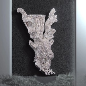 Icy Iced Out Moissanite Deer Pendant Necklace 925 Sterling Silver Gold Plated Brilliant Cut Animal Charm Jewelry <b>Gift</b> Unisex - Product Image 3