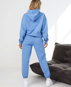 Mode personnalisée deux pièces survêtement pour femmes dernière conception imprimée vêtements de jogging combinaisons de survêtement simples favorables à la maternité - Product Image 1