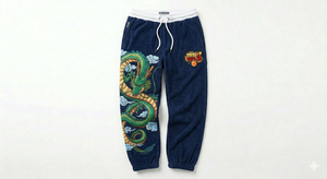 Conjunto de Pantalones Deportivos de Forro Polar Tejido para Hombre, 420g, Estampado Digital, Ropa Deportiva Informal, Transpirable, Corte Holgado - Product Image 1