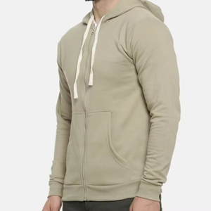 เสื้อฮู้ดผู้ชายผ้าฟลีซสำหรับฤดูใบไม้ร่วง พรีเมียม ผ้าฝ้าย 100% สตรีทแวร์ แบบสวมหัว สีพื้น ย้อมสีธรรมดา ขายส่ง รับผลิตตามแบบ เป็นมิตรต่อสิ่งแวดล้อม - Product Image 5