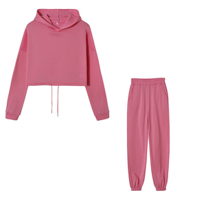 Conjuntos Deportivos de Invierno para Mujer con Logotipo Personalizado, Estampados, 2 en 1, 100% Algodón, para Gimnasio, Deportes y Jogging - Product Image 2