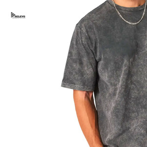 เสื้อยืดโอเวอร์ไซส์ลายกราฟิกแบบสั่งทำพิเศษ ซักย้อมสีแบบแอซิดวอช สำหรับผู้ชายไซส์พลัส สไตล์ลำลอง ผ้าฝ้าย 100% ระบายอากาศได้ดี แห้งเร็ว น้ำหนัก 300 กรัม - Product Image 3