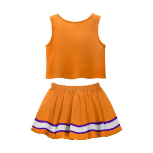 Tenue de cheerleading pour filles, tissu extensible haute élasticité, couleurs vives, coutures durables, idéale pour les compétitions scolaires - Product Image 3
