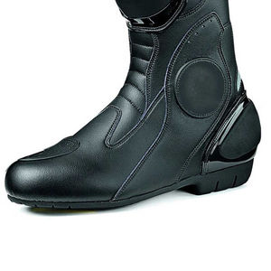 Bottes de moto en cuir personnalisées pour la course à vitesse, avec semelle antidérapante en TPU, respirantes et protectrices, pour hommes - toutes saisons - Product Image 2