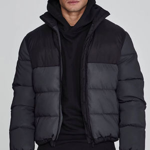 Chaquetas Acolchadas de Lona Impermeables para Hombre, Totalmente Personalizadas, Rellenas de Poliéster, Envío DDP - Product Image 1
