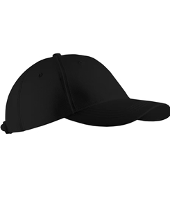 Gorra de Béisbol Negra de 6 Paneles, Unisex, Ajustable, de Color Sólido, de Sarga de Algodón, Informal, para Adultos, para las Cuatro Estaciones - Product Image 1
