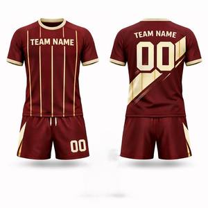 Ensemble uniforme de football pour jeunes, maillot et short personnalisés - Product Image 1