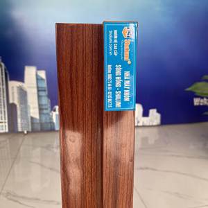Perfil de Aluminio en T con Acabado Madera Serie 6000 de Alta Calidad Shalumi, con Servicios de Corte/Soldadura para Puertas y Ventanas - Product Image 1
