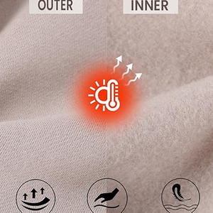 Sweat à capuche unisexe nouvelle mode, confortable, couleur unie, en polaire, col roulé, manches longues, respirant, décontracté pour l'hiver, doublure frontale, 100% coton - Product Image 4