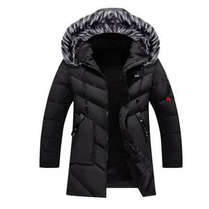 Chaqueta Acolchada con Capucha para Hombre, Color Verde Oscuro, Forro de Piel, Resistente al Viento, Estilo Casual, para Invierno, Corte Regular, Material de Poliéster - Product Image 4
