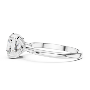 Anillo de Diamante Solitario Clásico de 1.5CT, Corte Brillante, Cultivado en Laboratorio, para Mujer, Chapado en Rodio Blanco de 18KT, para Uso Diario, de Lujo, con Certificado IGI - Product Image 3