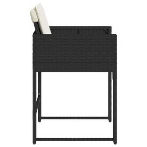 Silla de Patio Negra y Crema, un Complemento Elegante para su Colección de Muebles de Patio - Product Image 6