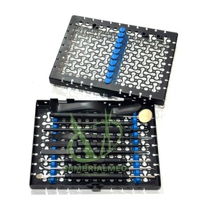 Kit de micro-chirurgie dentaire 0f 11 pièces, ensemble d'instruments microchirurgicaux à revêtement céramique pour greffe de tissus mous parodontaux CE - Product Image 4