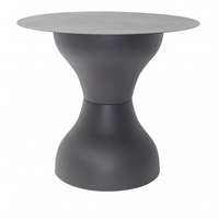 Table basse contemporaine portable en métal, fer et acier, mobilier de salon, hôtel, restaurant, export en gros