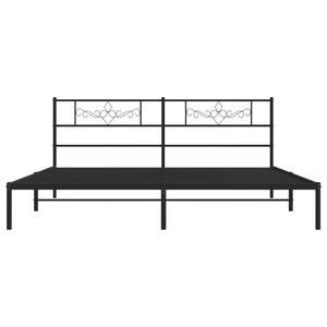 โครงเตียงเหล็กเคลือบสีดำแบบเต็มรูปทรงสี่เหลี่ยมผืนผ้า - Product Image 5